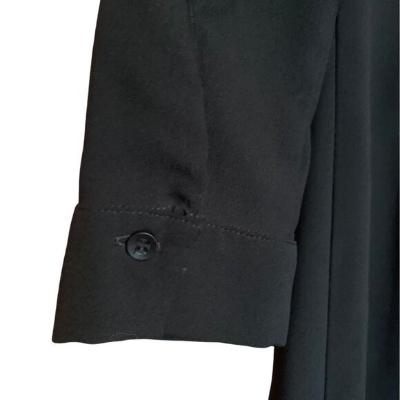 Topshop Black Button Shirt Dress Size 4 US / 8 UK - Picture 5 of 9